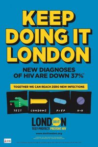 Keep Doing It London previous campaign stating together we can reach zero new infections